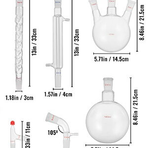 11 Комплект лабораторни съдове Vevor LRY100