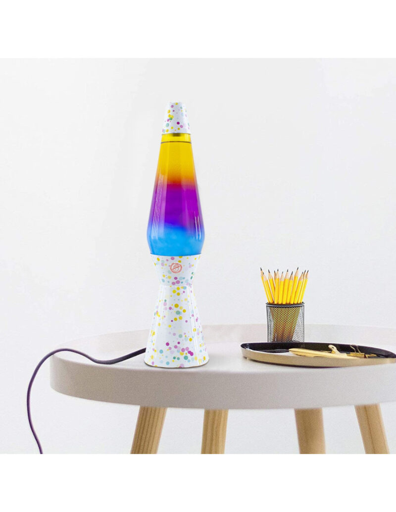 lampada lava lamp 40cm xl1780 fantasia bubbles magma multicolore design moderno