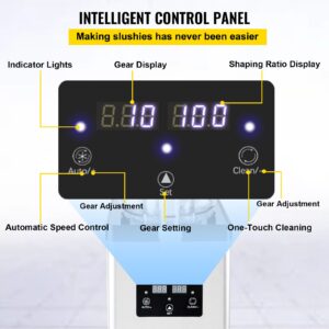 Интелигентен контролен панел на VEVOR S16-XV1 с дигитален дисплей, автоматично управление на скоростта и функция за еднократно почистване.