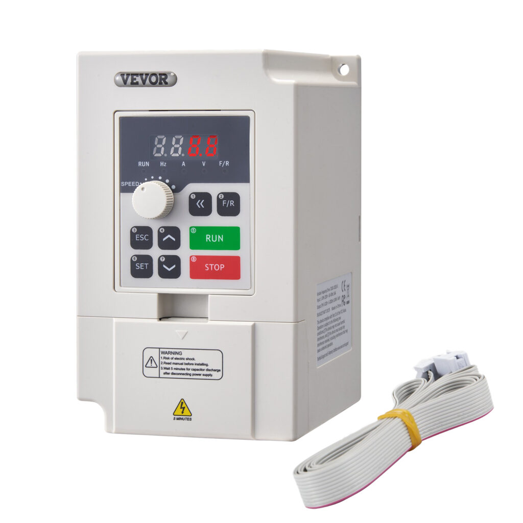 Честотен регулатор VEVOR H100-3S2-1B с удължителен кабел Мощност 3 kW