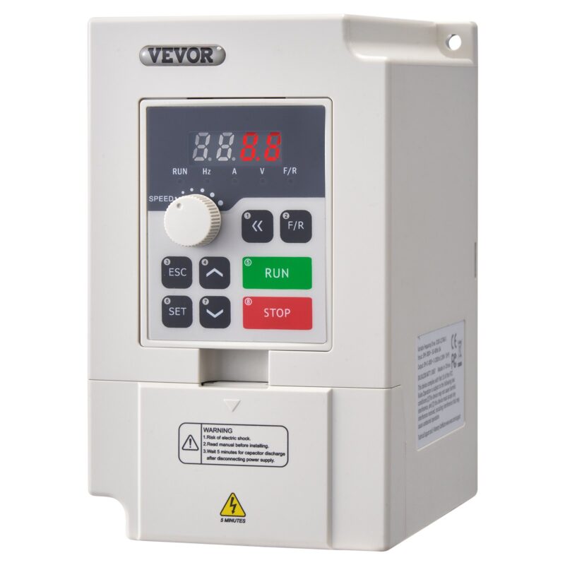 Честотен регулатор VEVOR D100-2.2T4B-S Мощност 2.2 kW - Вход и изход 380V
