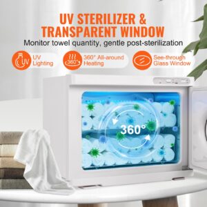 VEVOR RTD-23A с включена UV светлина за стерилизация, прозрачно стъкло и визуализация на 360-градусово нагряване и унищожаване на бактерии.