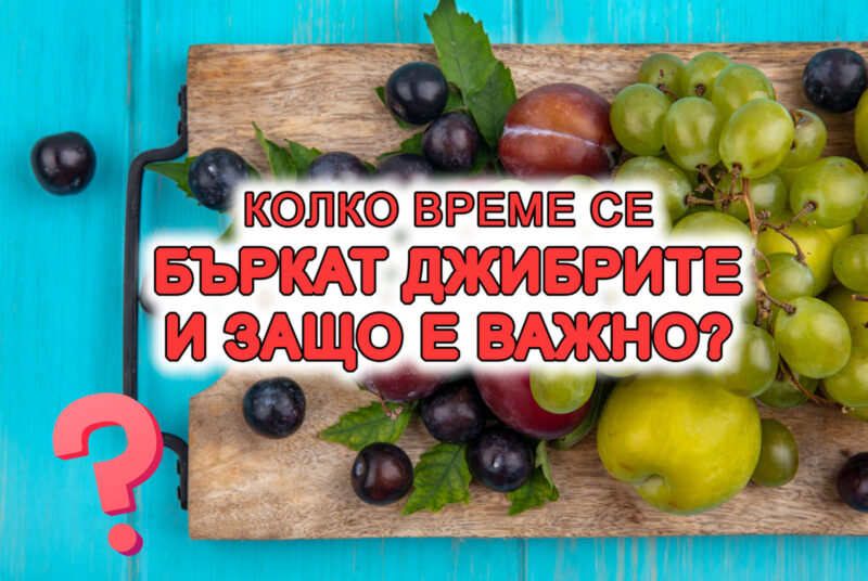 Колко Време се Бъркат Джибрите и Защо е Важно?