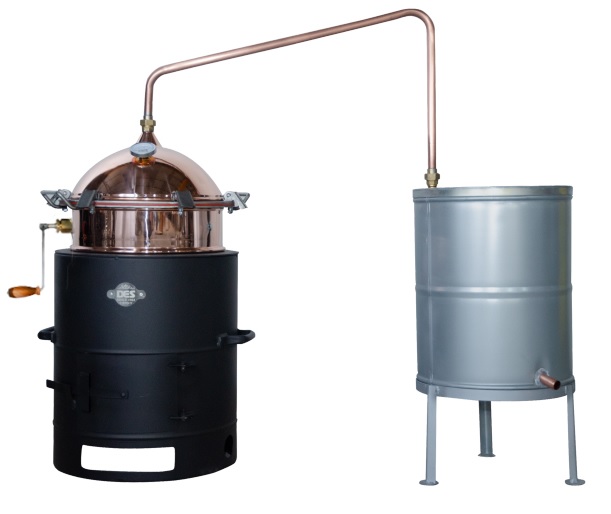 Сръбски меден казан за ракия 35 литра DES с охладител