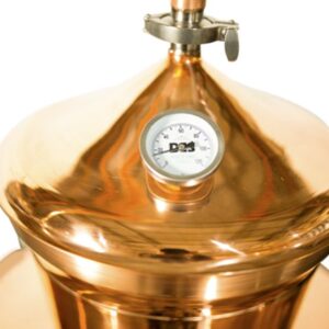 Вграден термометър на медния капак