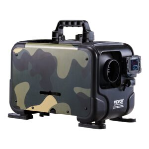 Преносима дизелова печка VEVOR CY5004 – камуфлажен корпус с удобна дръжка за лесно пренасяне