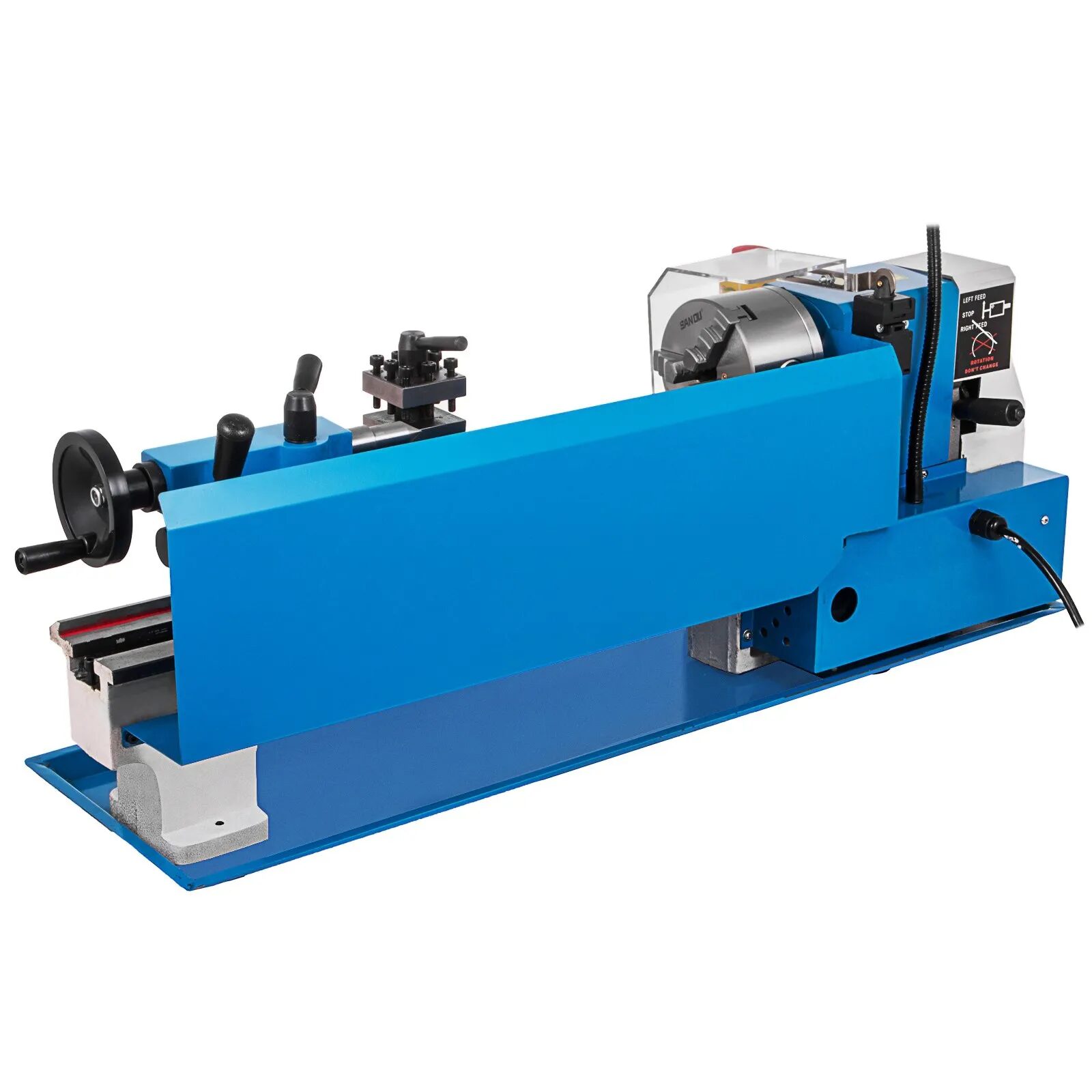 Мини струг за метал Vevor ZX7X14, Мотор 550W, Променливи обороти 50–2500 об/мин - Image 10