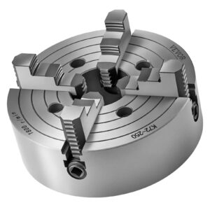 Патронник за струг 250 мм Vevor K72 250, 4 челюсти