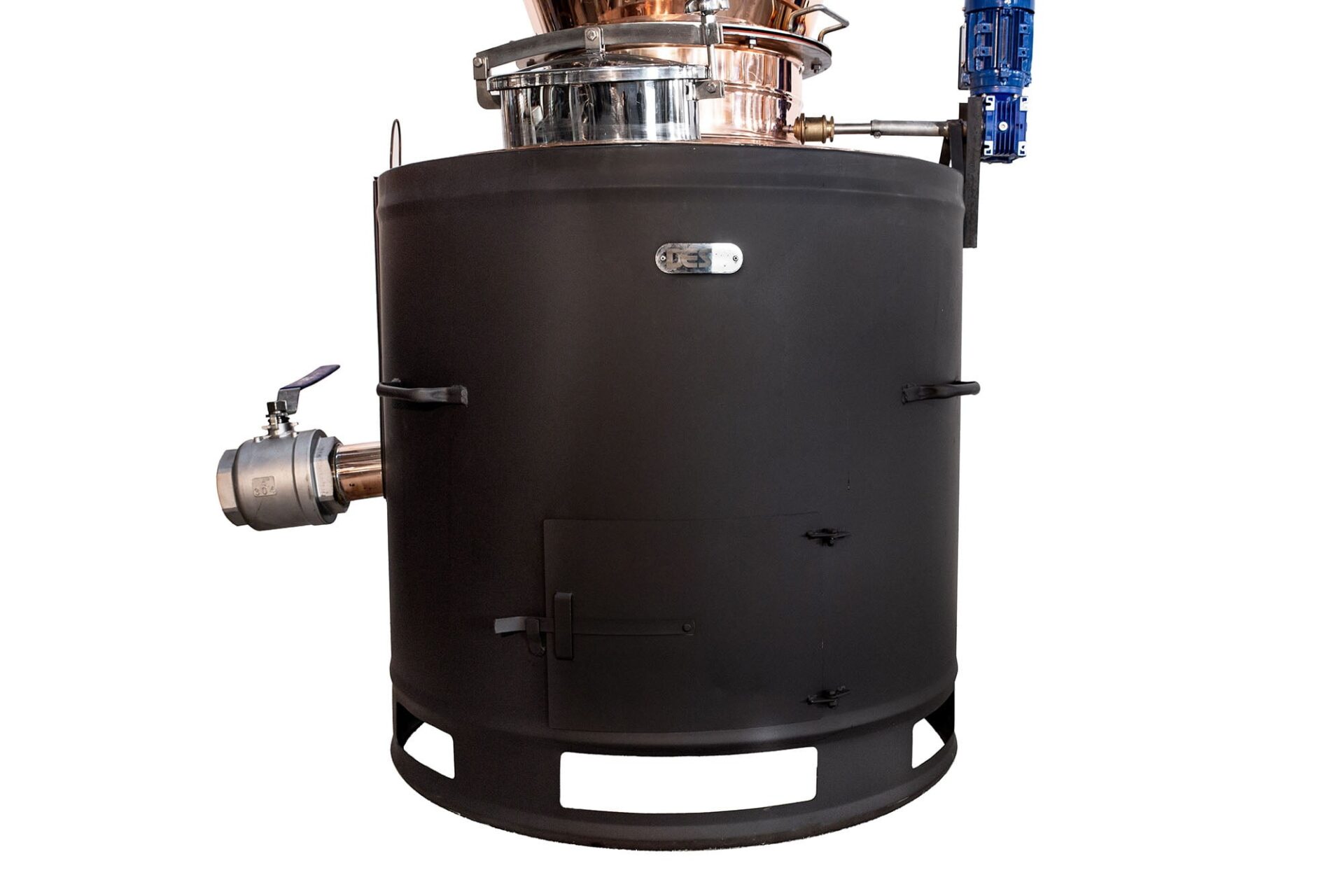Сръбски меден казан за ракия 350 литра DES, Миксер с електромотор, Охладител PH-30 Premium, Изпускателен кран за джибри - Image 10