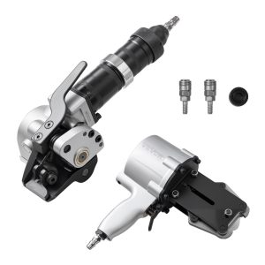 Пневматична чембер машина за стоманена лента VEVOR CL-GSCDYA32, Ширина на лентата 32 mm, Опън 8500N, Работно налягане 0.6-0.8 MPa