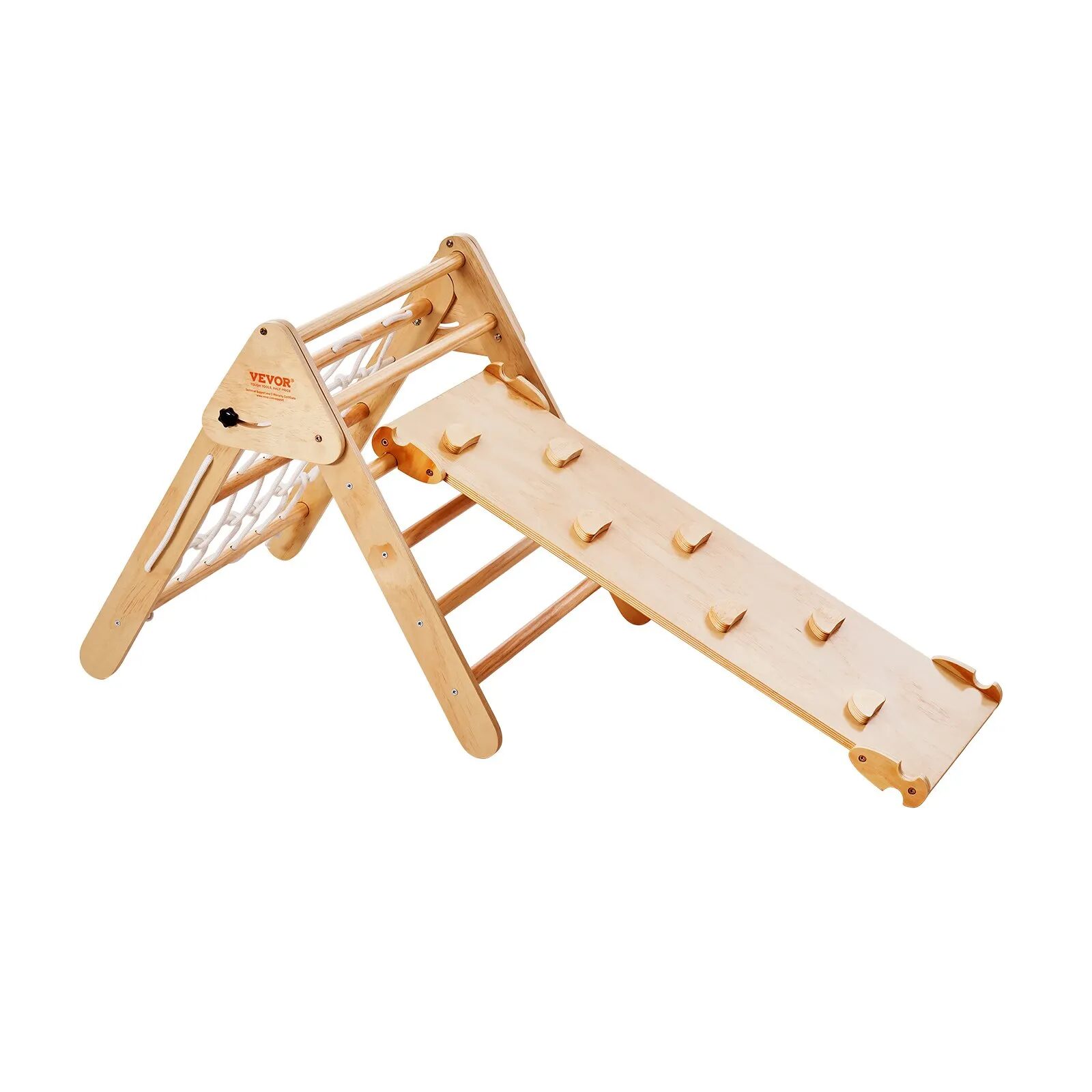 Триъгълник на пиклер с пързалка Vevor ZF-2LB, Подходящ за деца от 1 до 3 години, Закръглени ръбове и безопасна повърхност без трески - Image 9