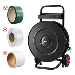 Количка за чембер лента VEVOR DPC400 ✅ За ролки Ø406/203mm