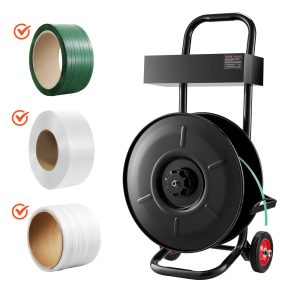 Количка за чембер лента VEVOR DPC200 ✅ За ролки Ø203mm с товароносимост 50кг