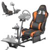 Стойка за волан и педали VEVOR 6017 ⚡️ Съвместим с Logitech, Thrustmaster, Fanatec и други топ марки
