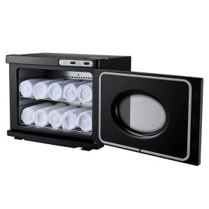 Уред за затопляне на хавлиени кърпи Vevor 23L, дезинфекция с UV лампа и висока температура, Бързо загряване до 80°C