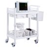 Медицинска и лабораторна количка VEVOR K-UT103A1 PP конструкция и товароносимост 50 кг