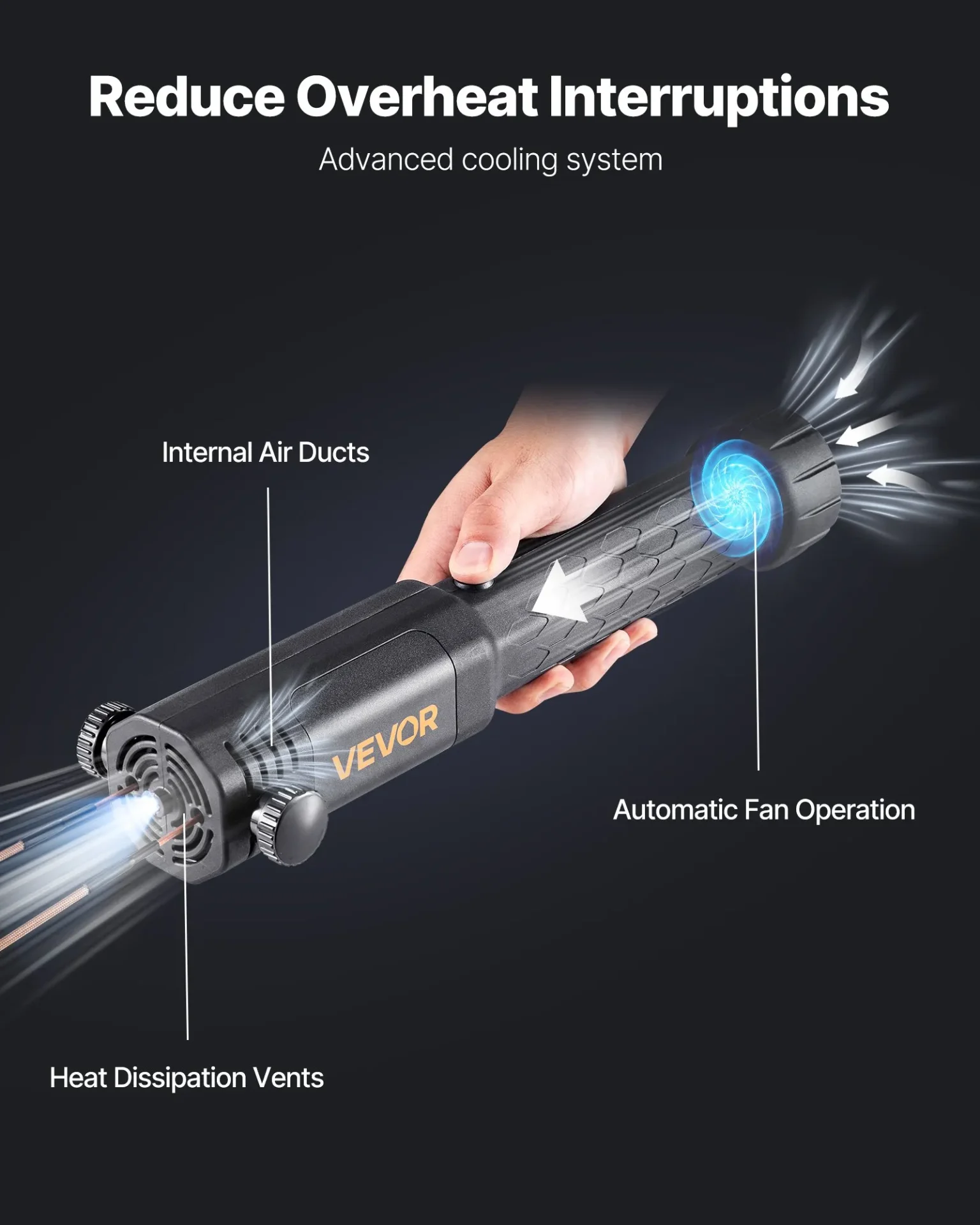 Индукционен нагревател за лагери Vevor H7C-8, Захранване 220V, 8 нагревателни бобини, До 800 градуса - Image 5