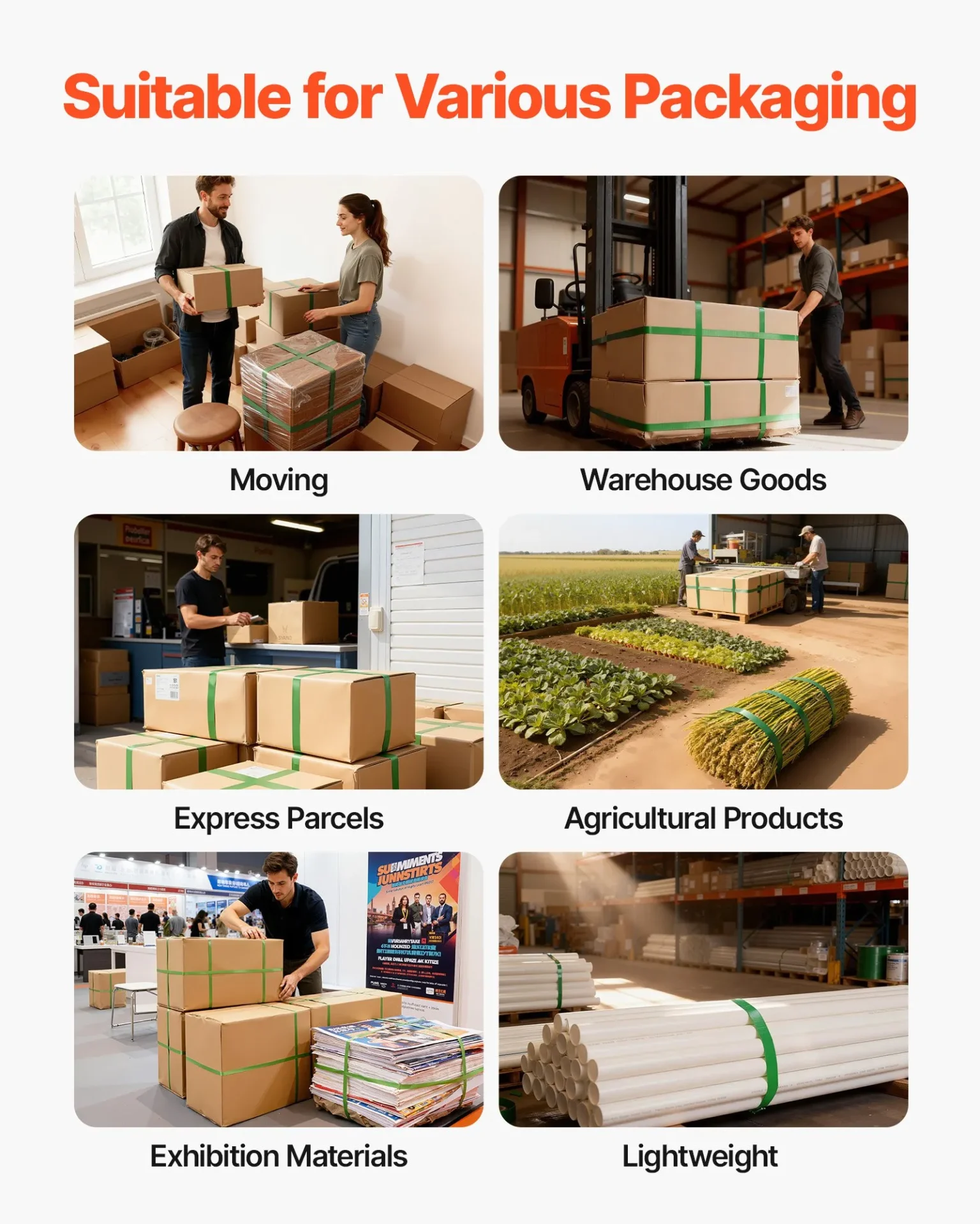 Чембер машина Vevor CL-PET450, Дължина 457 м. PET лента, Сила на скъсване 500 кг, 450 метални скоби - Image 6