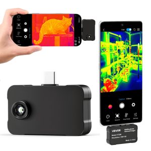 Термокамера за Android и iOS VEVOR VT256 за откриване на течове, топлинни загуби
