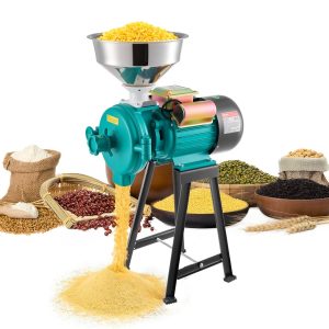 Електрическа мелница за зърно VEVOR GM-003 за Сухо смилане на брашно, зърно, подправки и кафе