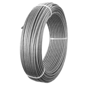 Неръждаемо въже с ПВЦ покритие 4.76 мм Vevor