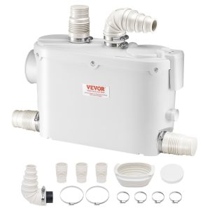 Помпа за отпадни води с мелачка VEVOR 500W за тоалетна, душ, кухня и мивка