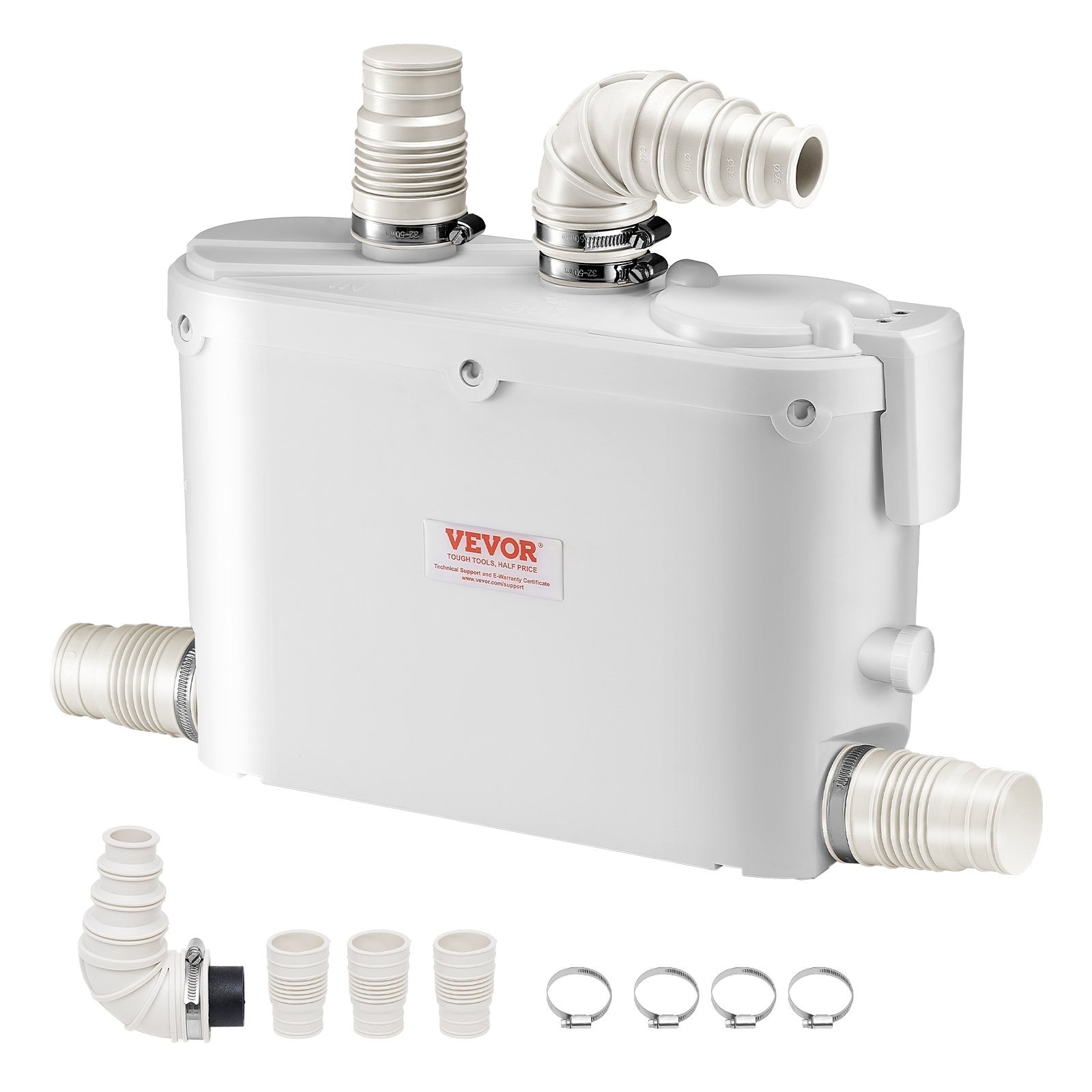 Помпа за отпадни води с мелачка VEVOR 500W за тоалетна, душ, мивка и пералня