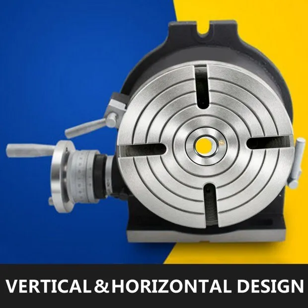 Въртяща маса за фреза Vevor HV8, Диаметър 200 мм, Вертикален и хоризонтален монтаж, MT3 конус - Image 2