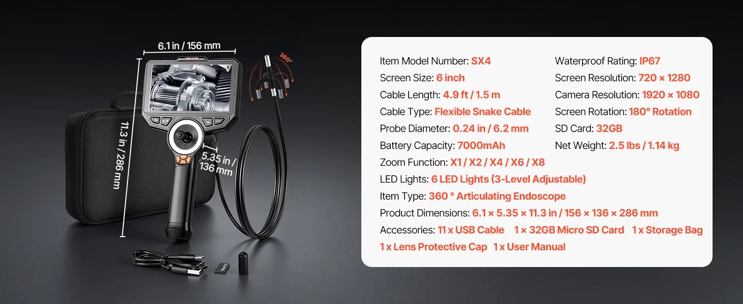 imgi 48 endoscope camera a100 1.11