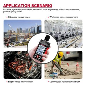 Шумомер Habotest HT602B, Измерване 30 до 130 dB, A/C претегляне, Температура и Влажност - Image 12