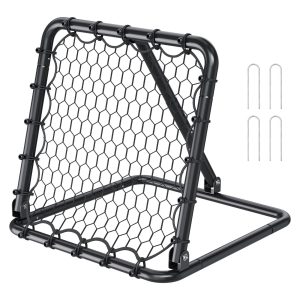 Тренировъчна мрежа за футбол VEVOR 86.4 x 86.4 cm с регулируем ъгъл и метална рамка