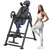 Синя инверсна лежанка VEVOR QD003 с товароносимост до 136 кг