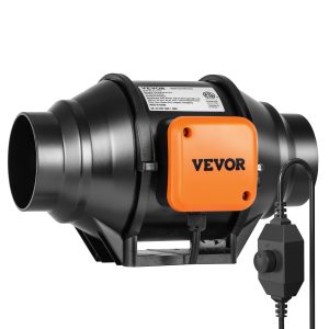Канален вентилатор VEVOR GX-04-100 с регулатор