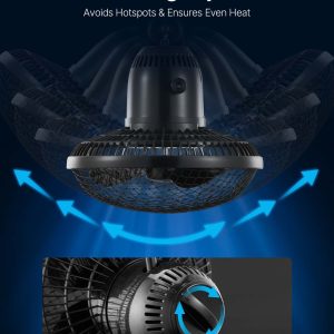 Комплект гроубокс VEVOR ORGT1К, Размери 100 x 100 x 200 cm, LED лампа 320 W и Вентилация, За отглеждане на зеленчуци, цветя и билки на закрито - Image 4