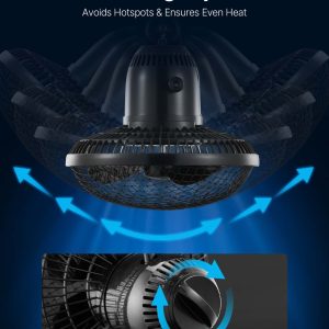 Комплект гроубокс VEVOR ORGTK8080180, Размери 80 x 80 x 180 cm, LED осветление 150 W и вентилация, За отглеждане на зеленчуци, цветя и билки на закрито - Image 4