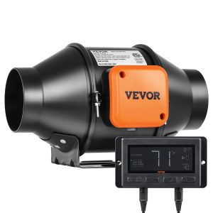 Канален вентилатор VEVOR GX-04-100-1 с контролер
