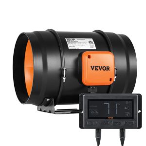 Канален вентилатор VEVOR GX-08-200 с контролер