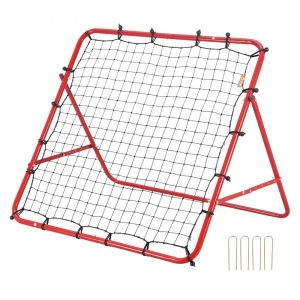 Сгъваема тренировъчна мрежа за футбол VEVOR XH-04 с размер 100 x 100 cm и метална рамка