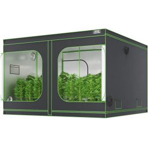 Голям гроубокс VEVOR с 5 входа и Mylar покритие, 305 x 305 x 203 cm