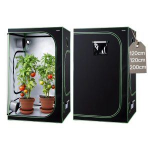 Гроубокс VEVOR HX120120200 с три входа, 120 x 120 x 200 cm