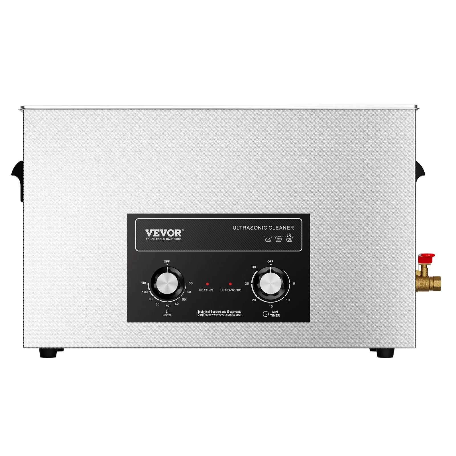 Ултразвукова вана за почистване на инструменти Vevor TH-100AXN, 30 литра, 40 kHz, Подходяща и за карбуратори, Авточасти и лабораторно оборудване - Image 10