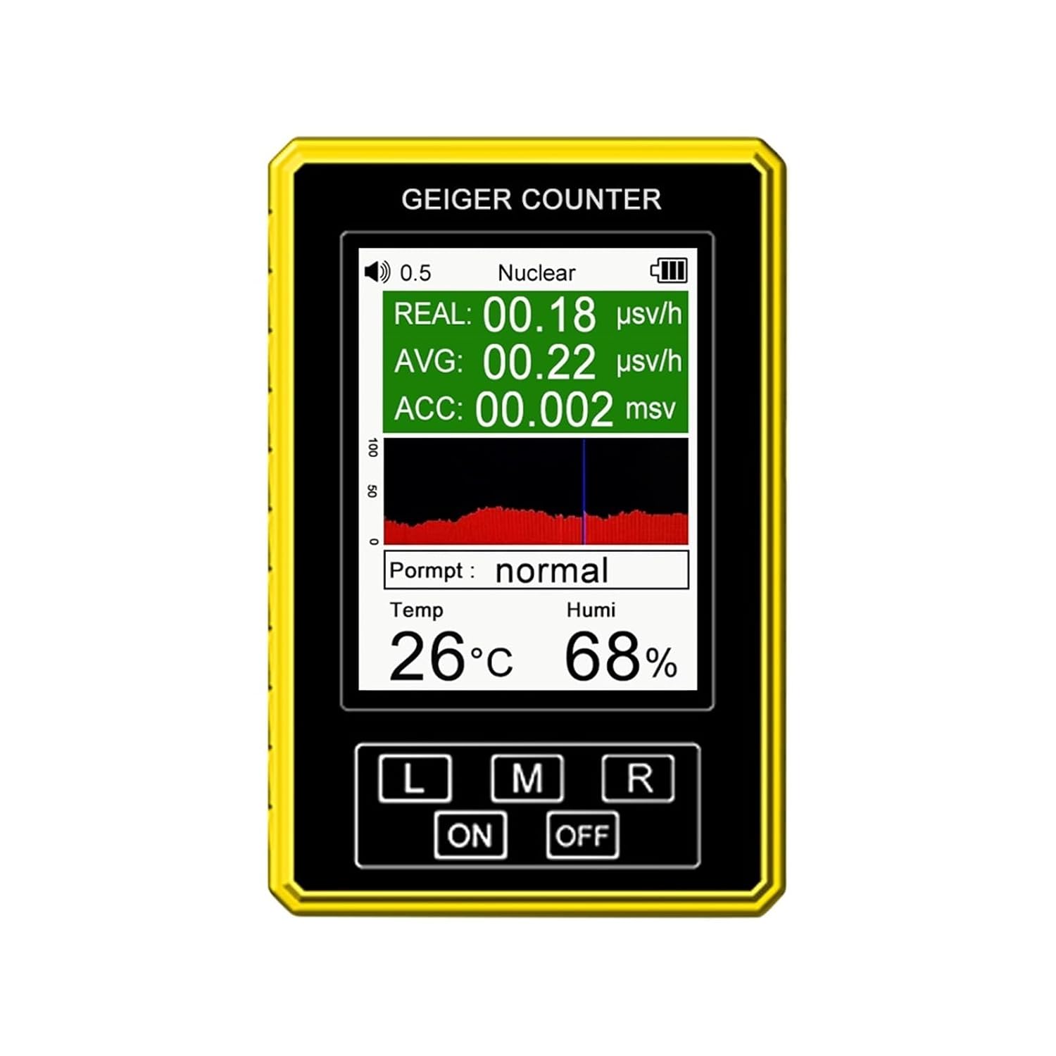 Уред за измерване на радиация Jiafen BR-9C-XR3 PRO