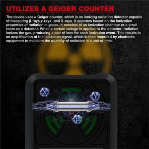 Гайгеров брояч Habotest HT629, Гама, бета и рентгеново лъчение, До 50 mSv/h - Image 7