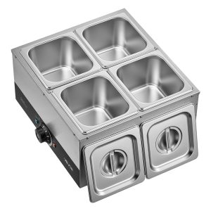 Машина за темпериране на шоколад VEVOR CS-4A, Вместимост 8,2 кг, Мощност 1200 W, 4 съда от неръждаема стомана - Image 8