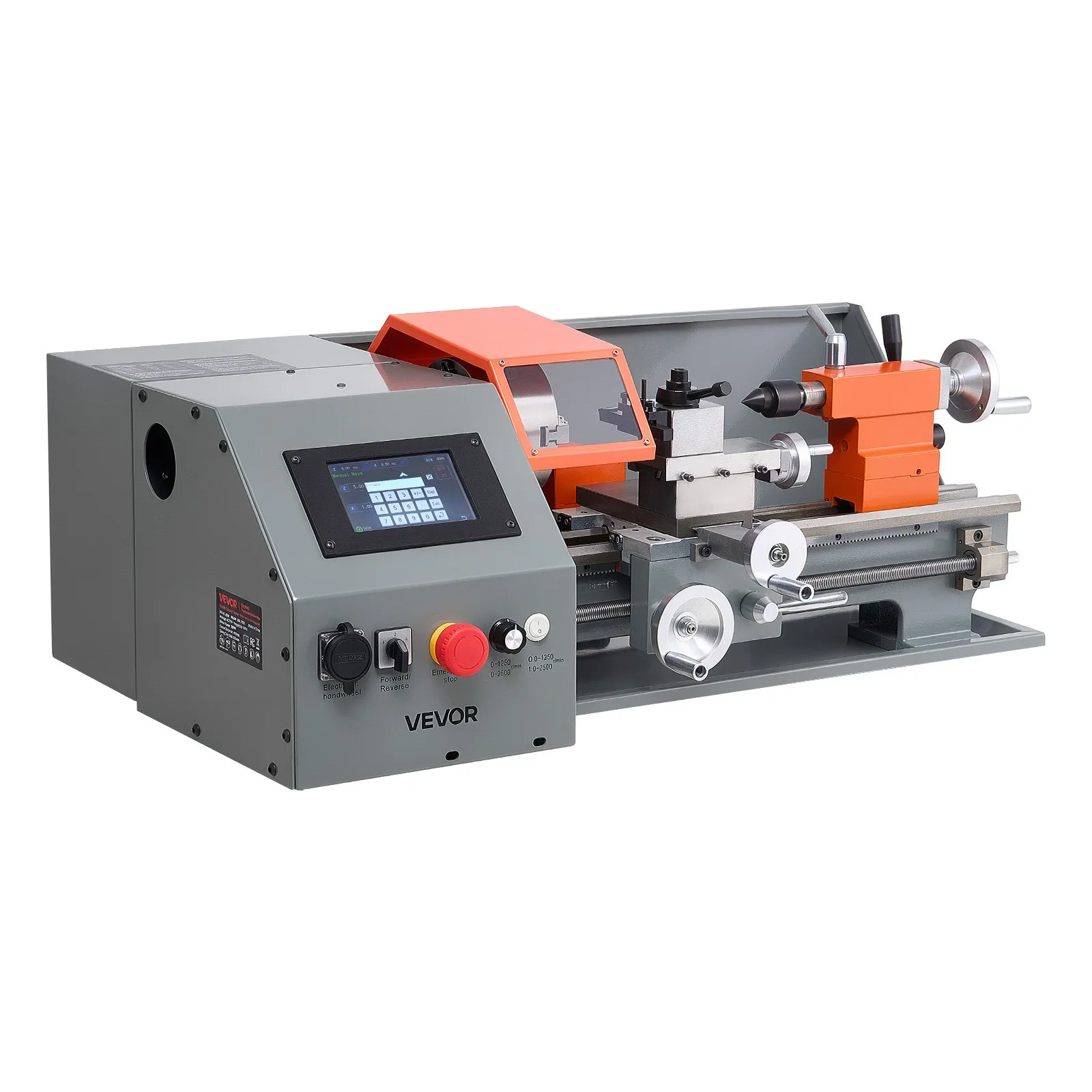 Струг за метал със сензорен CNC контрол Vevor MX-210V