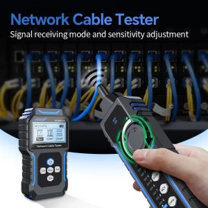 Мрежов кабелен тестер NOYAFA NF-8209 Pro, Измерване до 350 м, PoE и NCV, Режими за проследяване: цифров SCAN и аналогов CONT - Image 8