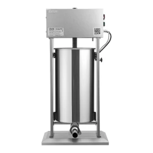 Електрическа пълначка за месо Vevor XZM-25DV2, Капацитет 25 литра, Мощност 400 W, Педал за управление и 5 фунии - Image 9